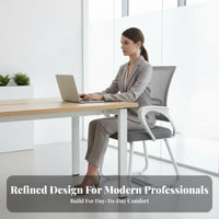 360° Swivel Mesh Back Rolling Chair Adjustable Height Rolling Mesh Back Chair Thickened Seat Cushion Office Furniture Ergonomic Design for Telecommuting Workers, Students, Adults, Conference Room, Reception Area, Bedroom