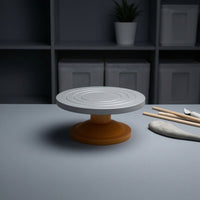 Pottery Turntable Sculpting Turntable Smooth Banding Wheel for Art Studio