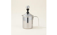 Heat Resistant Latte Art Pitcher Easy to Clean Double Wall Milk Pitcher Sturdy Handle Stainless Steel Frothing Jug Precision Spout for Home Cafe
