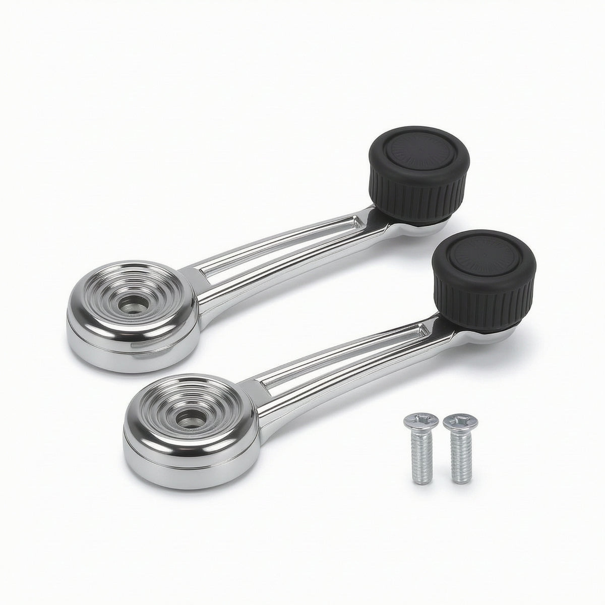 Window Crank Handle Metal Window Crank with Knob Black Hardware for Truck Owners, Vehicle Interior Repair