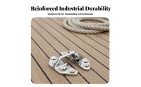Sturdy Duty Detachable Hinge Stainless Steel Deck Hinge Watercraft Hardware Mirror Polished Easy to Install