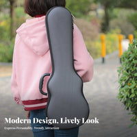 Ukulele Case Padded Lightweight Ukulele Case Musical Instrument Accessory Soft Interior Wear-Resistant for Storage, Gigging