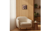 Cat Wall Clock Modern Clock with Cat Face Non-Ticking for Nursery, Bedroom