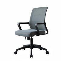 Height Adjustable Mesh posterior rotating Chair Ergonomic Design Office Furniture effortless Rolling Casters Task Seat with Armrests for Students, Home Workers, Study Room, Bedroom