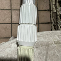 Telescopic Pool Pole, Sturdy, Lifesaving Hook, Cleaning Mesh Attachment