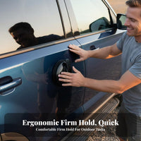 Drilltool-Tool-Less Lever-Activated Suction Cup with Dloop Multi-Purpose Vacuum Mount Quick Release Fastening Hardware Weather-Resistant for Campers, Outdoor Enthusiasts, Car Owners, Camfastening Pegg, Road Trips, Boating