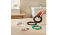 Toilet Waste Ball Mechanism Repair Kit Ball Mechanism Seal Kit Resistant Hardware for Homeowners, Plumbers