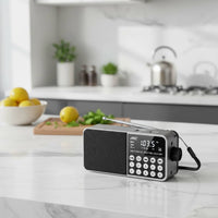 Multi-Functional Pocket Radio with TF Card Slot Long Standby Time Bluetooth Radio Speaker for Seniors