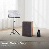 Percussion Box Wooden Construction Percussion Box Drum Internal Snare Cords Percussion Instrument for Percussionists, Street Musicians