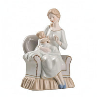 Mother and Baby Figurine Tabletop Decor Sentimental for Nursery, Living Room