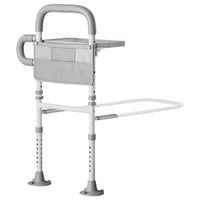 Bed Rail with Tabletop Padded Handrail Mobility Aid Non-Slip
