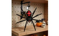 Black Light-up Arachnid Decoration Oversized Sound Arachnid Prop Creepy