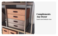 Stackable Drawer Box Space-Saving Stackable Drawer Unit Japanese Design for Desk