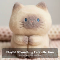 Cartoon Cat Figurine Random Design Cute Cat Everyday Life Figure Hidden Edition Perfect Gift for Young Adults, TV Cabinet