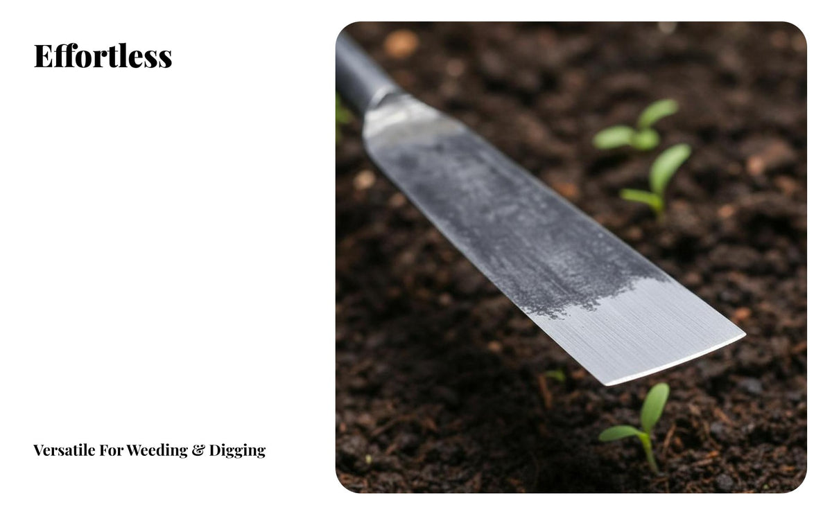 Handheld Weeding Garlic Digging Tool High Hardness Molded Steel Weeder