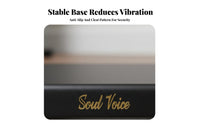 Eliminates Resonance Floor Speaker Vibration Damping Tray Noise Reduction Speaker Isolation Base Strong Load-Bearing Subwoofer Shock Absorption Platform Anti-Slip Design for Audiophiles, Home Theater Enthusiasts, Recording Studio