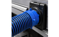 Easy to Use Flexible Drain Hose with End Caps Lightweight Corrugated Drain Hose Compact Corrugated Pipe Cap Nonperforated for RV Owners, Campsite Hookup