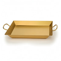 Rectangular Octopus Tray Double Handle Stainless Steel Serving Tray with Handles Shallow Serving Platter with Handles Food Grade for Hosts, Home Cooks, Hot Pot
