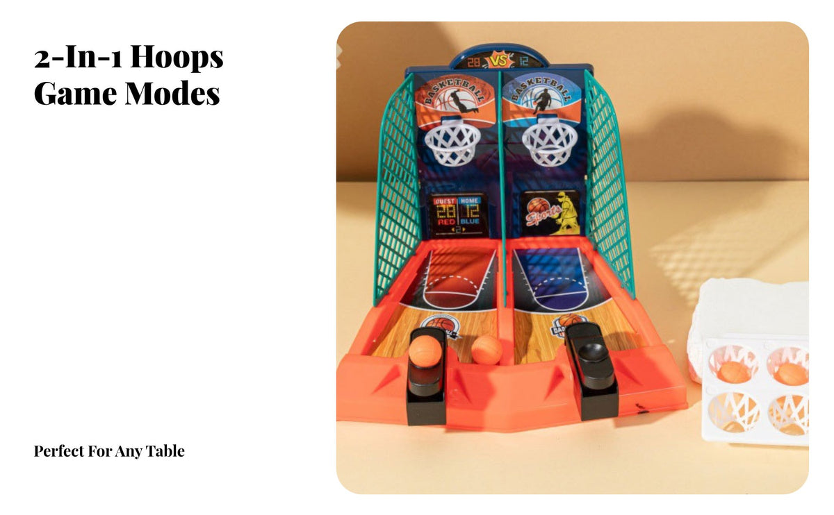 Desktop Basketball Game Parent-Child Interaction Tabletop Basketball Game Hand-Eye Coordination for Children, Parents, Indoor, Parties, Party