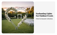 Heart-Shaped Iron frame Large Scale Heart-Shaped Arch Stand Outdoor Suitable Ceremony Backdrop for partners, Photographers, Photo Booth, Garden, Beach