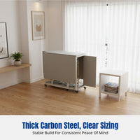 Foldable Dining Table, Modern Minimalist, Space-Saving, Movable, Small Apartment Table & Stool