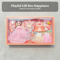 Ancient Design Princess Doll Set Gowns Doll Dress-up Gift Set Poseable Kids Toy for Girls, Parents, Role-Playing, Birthday Parties, Playroom