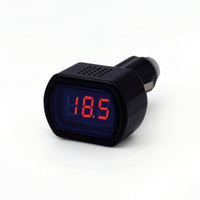 Cigarette Lighter Voltage Tester Insertable Vehicle Battery Monitor LED