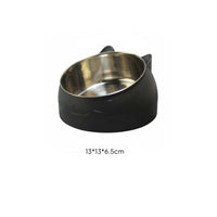Anti-Tip Design Stainless Steel Pet Bowl Spill-Proof Elevated Pet Bowl Easy to Clean for Small Dogs, Kittens