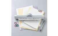 30-Hole Punch Manual Loose-Leaf Hand-Operated A4 Paper Punch for Notebook, Workbook