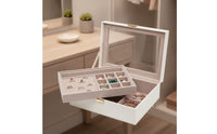 Removable Tray Jewelry Storage Box