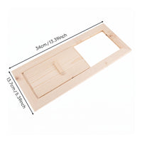 Sauna Air Inlet Wooden Wood Vent Cover Smooth Edges Wood Ventilation Panel
