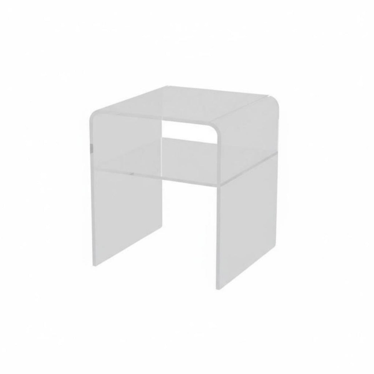 Space-Saving C-Shaped Magazine Table Minimalist design Nightstand Multi-Functional Household Furniture Integrated Storage for Apartment Dwellers, Homeowners, Remote Workers, Living Room, Bedroom, Small Spaces, Home Office