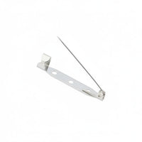 Badge Pin Back Secure Latch Long Lasting for Garment Decorations