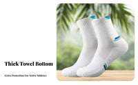 Moisture-Wicking Sports Socks Shock Absorption Breathable Athletic Socks Long-Lasting for Women, Teenagers, Outdoor Activities, Workout