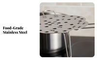 Collapsible Stainless Steel Steamer Space Saving Collapsible Steamer Basket