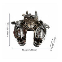 Drum Kit Tom Bracket Sturdy Construction Tom Holder Bracket Chrome Percussion Hardware for Drummers