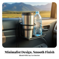 Foldable Car Cup Holder Folding Design Additional Car Drink Holder Space Saving Foldable Beverage Rack for Truckers, RV Owners, Truck, Boat