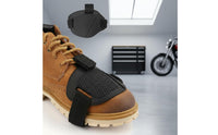Anti-Slip Motorcycle Gear Shoe Protector Textured Motorcycle Shoe Protector Pad Hook-and-Loop Straps Boot Cover Reinforced for Motorcyclists