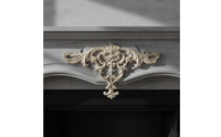 Wood Carved Applique Ornate Wood Applique Classical Ornament for Cabinets