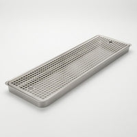 stainless steel Beer Drips Tray Raised Rims Serving Ware Rounded Corners
