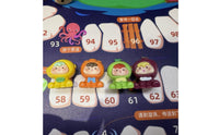 Family Fun Adventure Board Game Large Size Treasure Quest Game Soft Material Portable Chess Board Scratch Resistant for Party, Travel