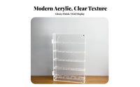 Acrylic Coin Stand Clear Acrylic Construction Durable Design for Countertop