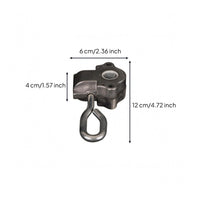 Awning Head Fitting Aluminum Alloy Canopy Support Fitting Dark Metallized Finish Rain Shelter Connector