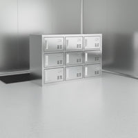 Double-Sided Shoe Cabinet Thickened for Factory Staff, Dorm Residents, Dormitory