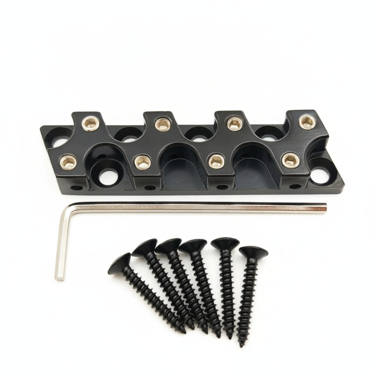 Neck-End-Only Guitar String Lock with Screws Electric Neck-End-Only Guitar String Lock Sturdy Hardware for Luthier