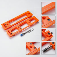 2 Pieces Door Hinge Jig Exact Hinge Slotting Template Accurate for Woodworkers