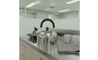 Whistling Tea Kettle Clear Whistle Stainless Steel Water Kettle Dome Shaped Boiling Pot Multi-Cooktop Compatible Kitchenware