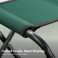 Foldable Mini Stool space-saving 4-Legged Folding Stool Lightweight Portable Seat durable Duty for Anglers, journeyers, Fishing, journey, Hiking, Queueing
