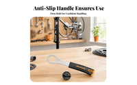 Long Shaft Bottom Bracket Installation Tool Sturdy Bottom Bracket Removal Tool Lightweight Installation Wrench Aluminum Alloy for Bike Maintenance
