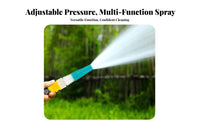 Universal Fit Garden Hose Nozzle Rust Adjustable Spray Nozzle Long-Lasting for Gardeners, Car Washing, Patio Cleaning